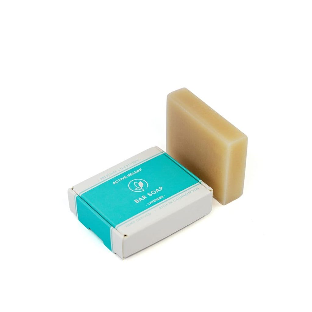 active releaf lavendercbdsoap