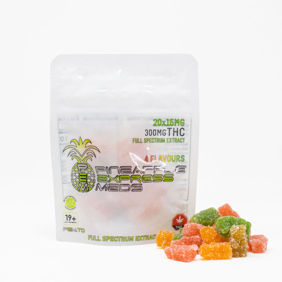 pex thc gummie 20x15mg