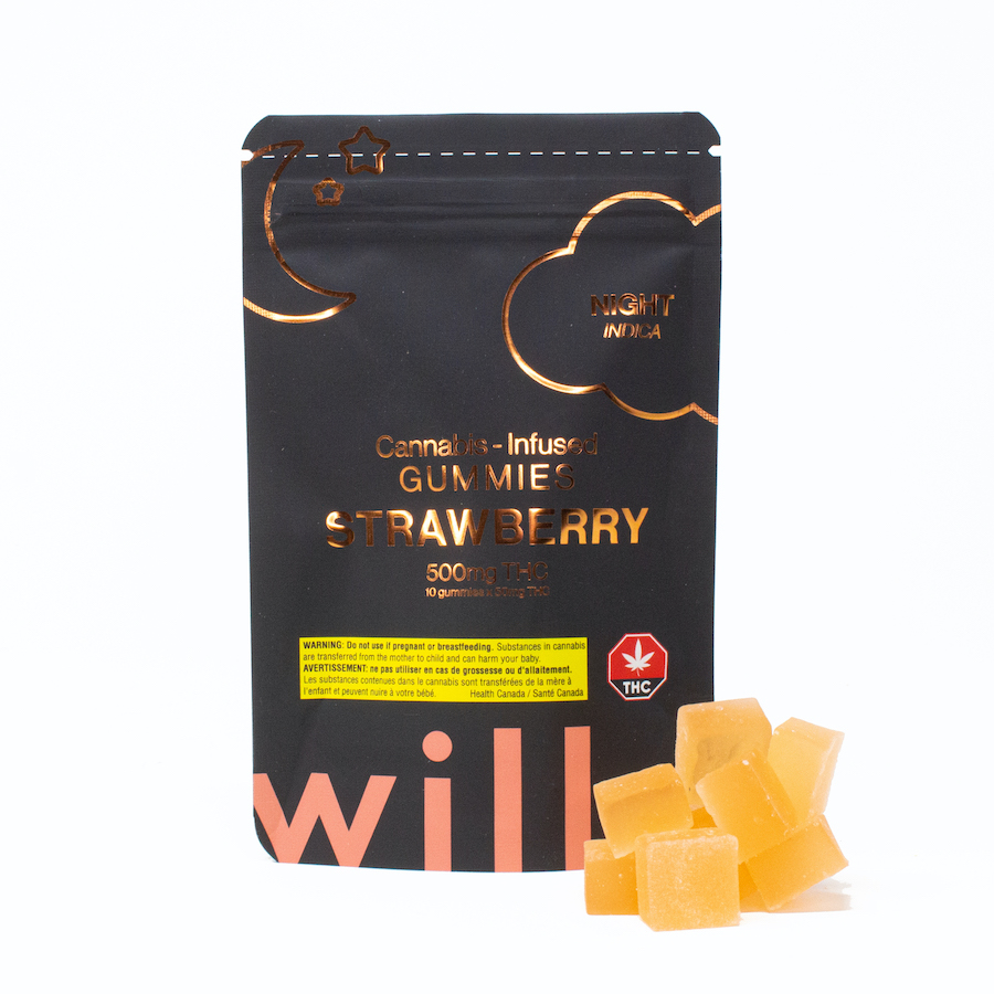 willo 500mg thc gummies strawberry night