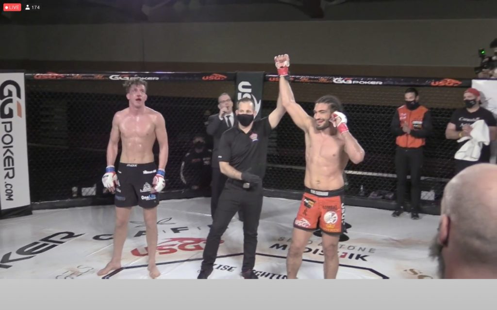 elias theodorou defeats matt dwyer