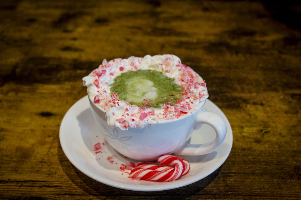 candy cane matcha