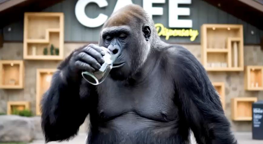 AI CAFE Dispensary Gorilla